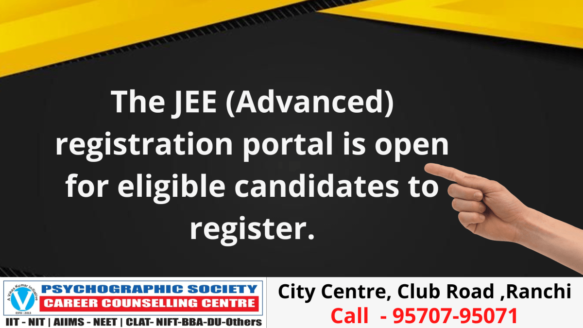 Psychographic Society - JEE Advanced 2022 Registration Begins
