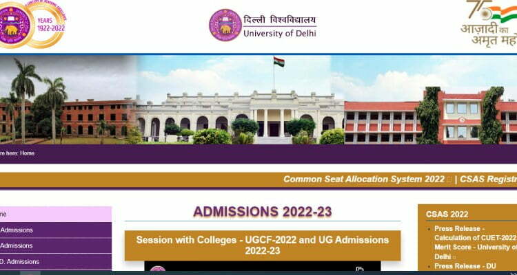 DU Admission 2022: Application Through CUET Underway; University To Host Webinar To Address Candidates On CSASDU Admission 2022: Application Through CUET Underway; University To Host Webinar To Address Candidates On CSAS