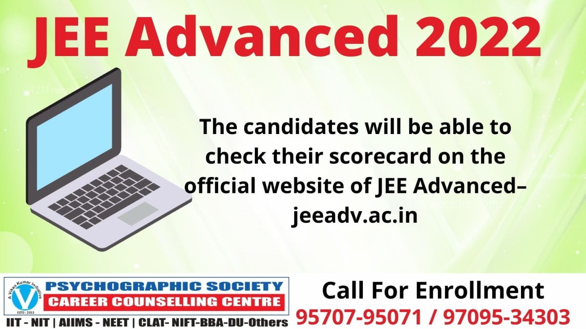 Psychographic Society - JEE Advanced 2022 Result: IIT Bombay releases score cards