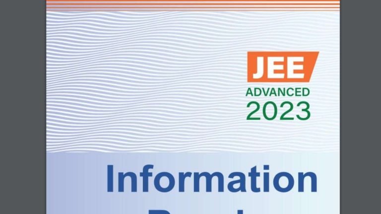 JEE Advanced 2023 Information Brochure Out; Check Details For Foreign Nationals, Registration Fee