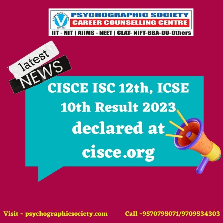 Psychographic Society - ICSE, ISC Date Sheet 2024: CISCE Class 10 Board exam from February 21, ISC exams from February 12 ICSE