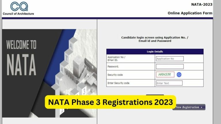 Psychographic Society - NATA 2023 phase 3 registration ends today; apply at nata.in NATA 2023 phase 3 registration ends today; apply at nata.in