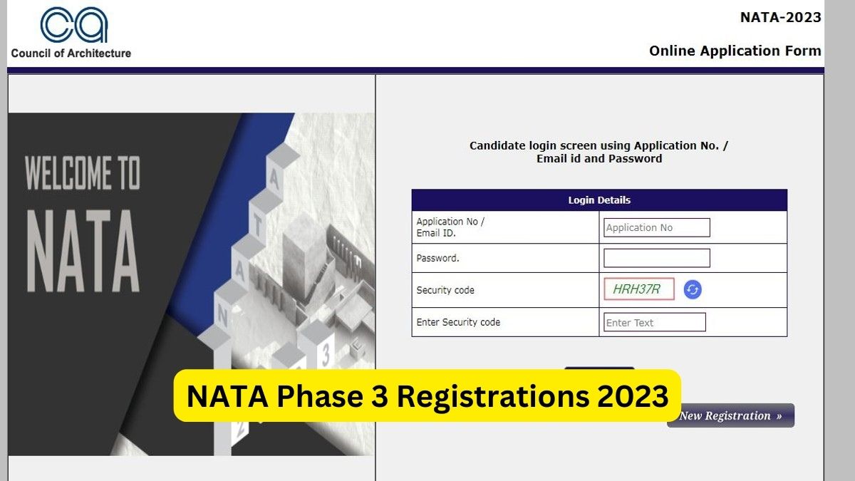 Psychographic Society - NATA 2023 phase 3 registration ends today; apply at nata.in