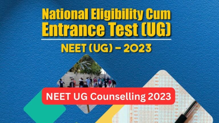 NEET UG counselling 2023 registration in two days; quota, choice filling process