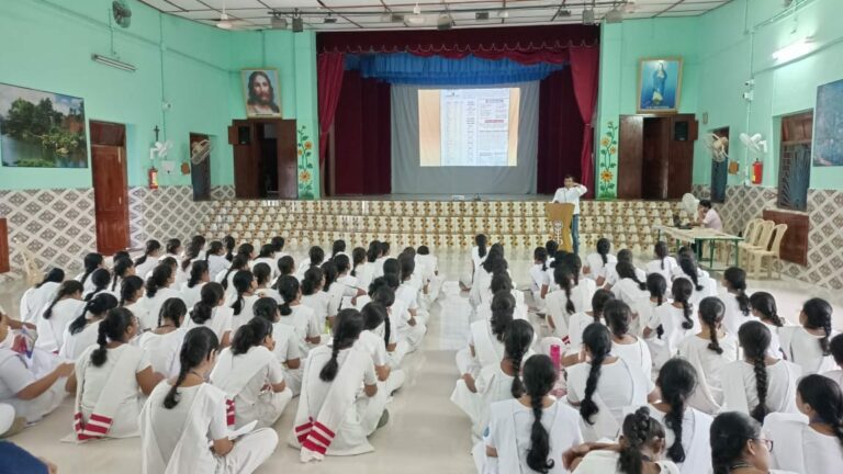 Vikas Kumar Sir is in Notre Dame Academy , Jamalpur for school integrated counselling Program