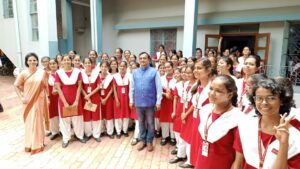 Psychographic Society - Vikas Kumar Sir is in Notre Dame Academy , Munger for counselling Program