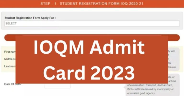 IOQM admit card 2023 out at mtai.org.in; exam on September 3