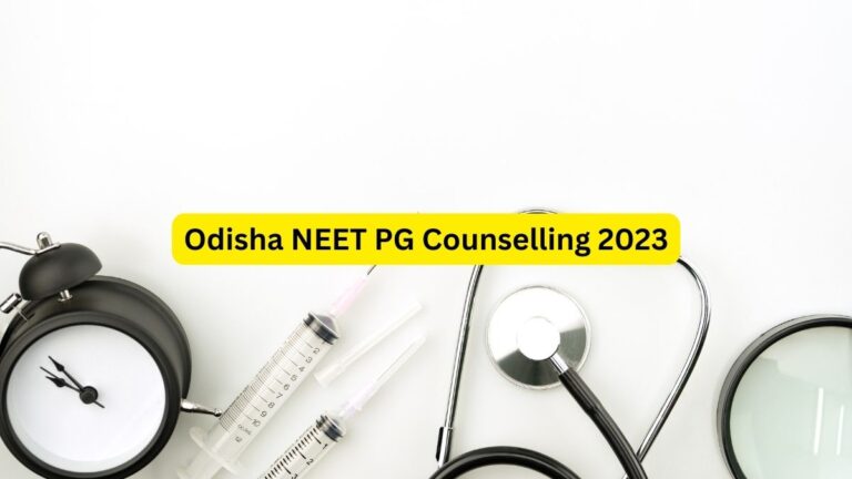 Odisha NEET PG 2023: Revised round 2 counselling schedule out at dmetodisha.in