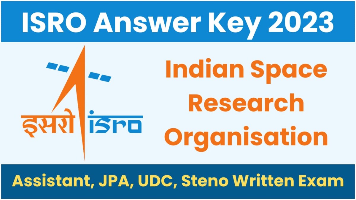 Psychographic Society - ISRO answer key 2023 out at isro.gov.in; direct link