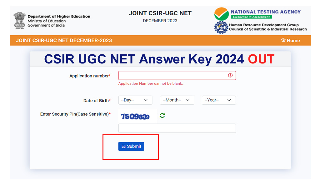 Psychographic Society - CSIR UGC NET December 2023 answer key objection window closes today at csirnet.nta.ac.in