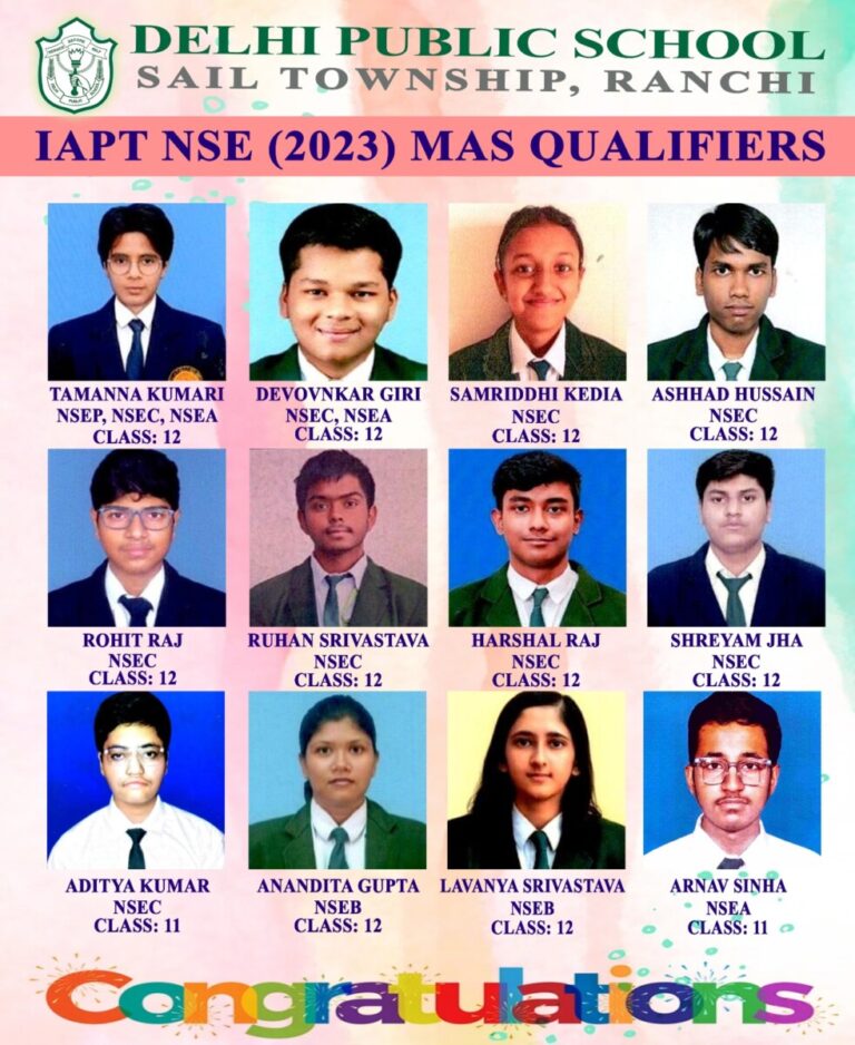 Psychographic Society - DPS Ranchi NSEP, NSEC , NSEB , NSEA & NSEJS Qualifiers- Above MAS -Toppers-2023-2024- 2025 DPS Ranchi NSEP, NSEC , NSEB , NSEA & NSEJS Qualifiers- Above MAS -Toppers-2023-2024- 2025