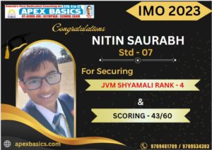 Psychographic Society - Apex Basics Ranchi Students Excel in International Mathematics Olympiad (IMO) Level 1