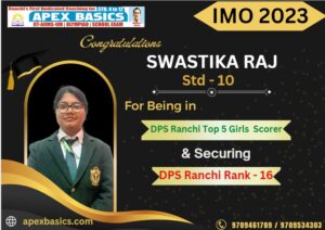 Psychographic Society - Apex Basics Ranchi Students Excel in International Mathematics Olympiad (IMO) Level 1