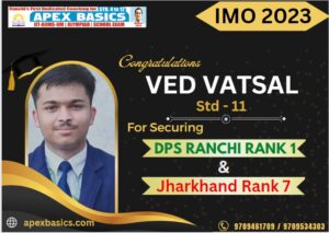 Psychographic Society - Apex Basics Ranchi Students Excel in International Mathematics Olympiad (IMO) Level 1
