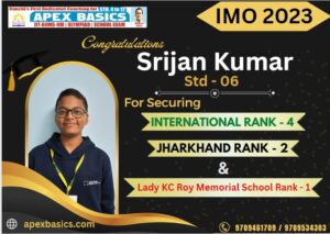 Psychographic Society - Apex Basics Ranchi Students Excel in International Mathematics Olympiad (IMO) Level 1