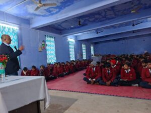 Psychographic Society - Vikas Kumar Sir is in Jawahar Navodaya Vidyalaya , Bokaro for Career Counselling Program
