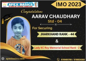 Psychographic Society - Apex Basics Ranchi Students Excel in International Mathematics Olympiad (IMO) Level 1