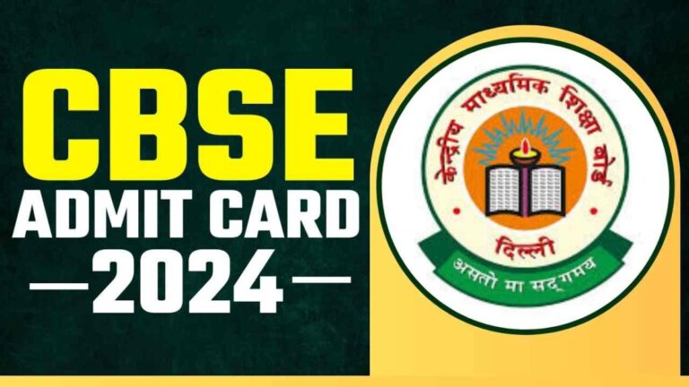 CBSE admit card 2024 released at cbse.gov.in; Class 10 exams from February 15