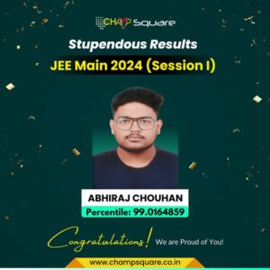 Psychographic Society - Know JEE Main 2024-2025 Topper and Result of Champ Square Ranchi – Session 1 and 2