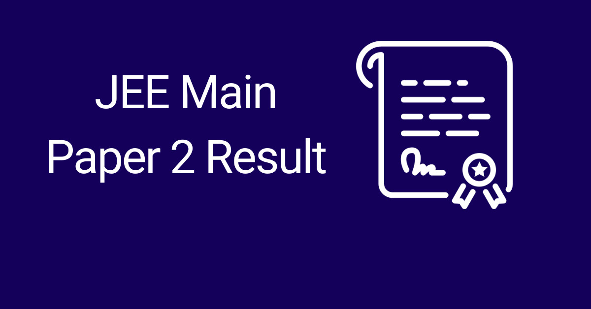 Psychographic Society - JEE Main 2024 paper 2 result declared for 55,493 candidates at jeemain.nta.ac.in Psychographic Society - JEE Main 2024 paper 2 result declared for 55,493 candidates at jeemain.nta.ac.in