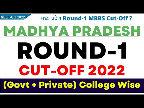 Psychographic Society - MP 2023-2024 Round 1 Closing Rank -cutoff - Gen , EWS , OBC , SC , ST MP 2023-2024 Round 1 Closing Rank -cutoff – Gen , EWS , OBC , SC , ST