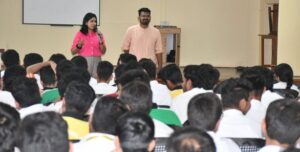 Psychographic Society - The 12th-grade Commerce and Humanities students of DPS Ranchi had the privilege of hearing from two distinguished alumni