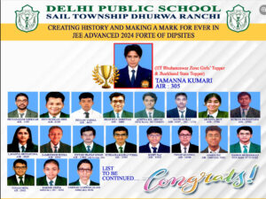 Psychographic Society - Tamanna Kumari of DPS Ranchi becomes IIT Bhubaneswar Zone girls topper with AIR 305 in JEE Advanced