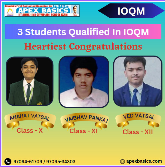 Psychographic Society - Apex Basics, Ranchi 3 students qualify for RMO Screenshot 2024 10 15 110921