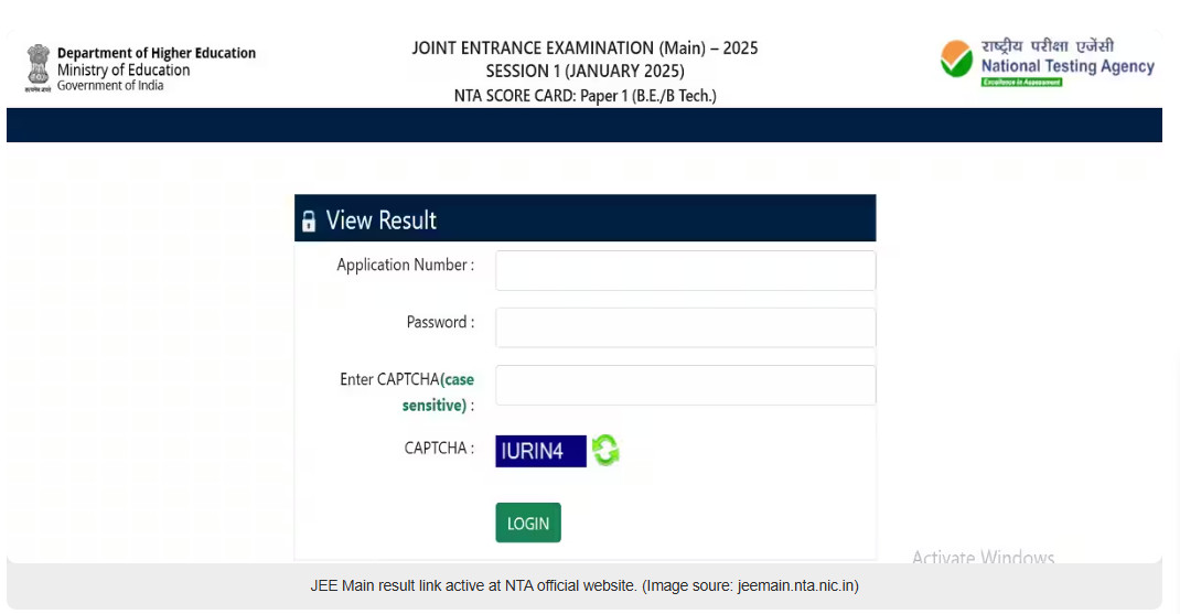 Psychographic Society - JEE Main 2025 results out at jeemain.nta.nic.in for 13 lakh aspirants; NTA uploads 2 result links JEE Main