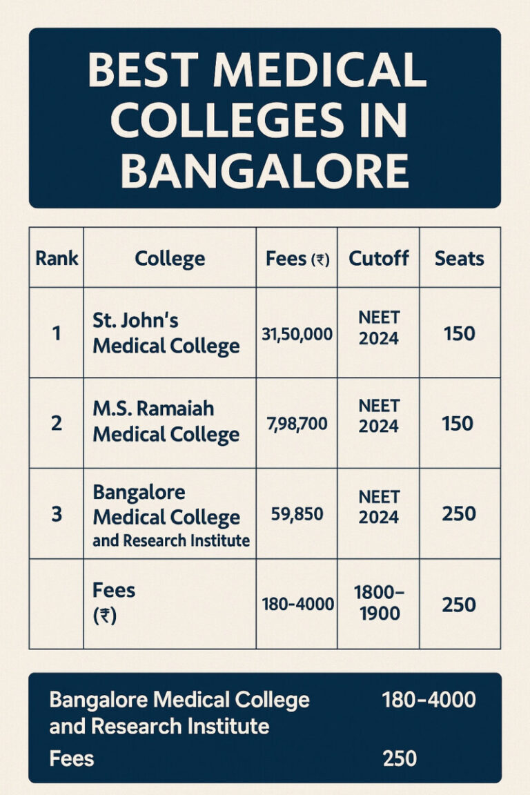 Psychographic Society - Best Medical Colleges in Bangalore β Rank, Fees, Cutoff, Seats Medical