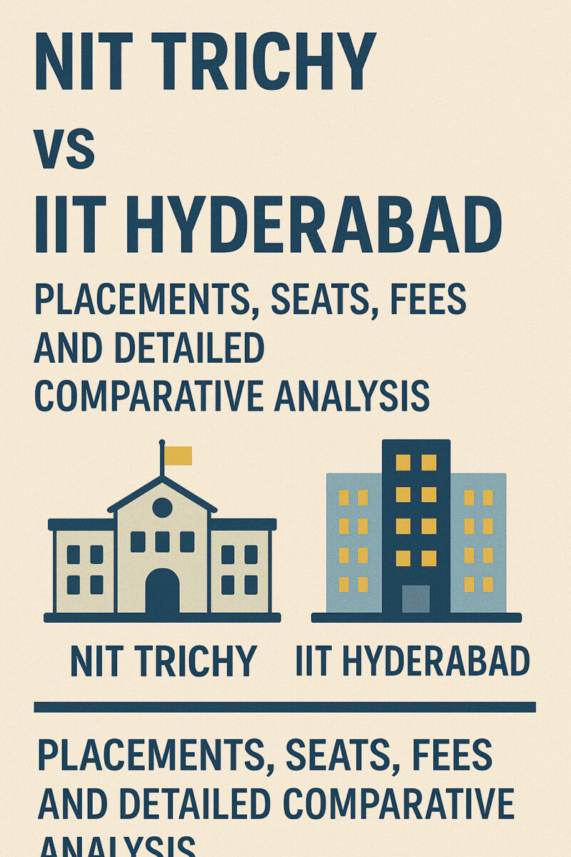 Psychographic Society - NIT Trichy vs IIT Hyderabad – Placements, Seats, Fees and Detailed Comparative Analysis NIT