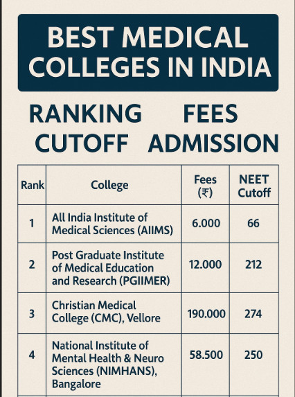 Psychographic Society - Best Medical Colleges in India β Ranking, Fees, Cutoff, Admission NEETUG
