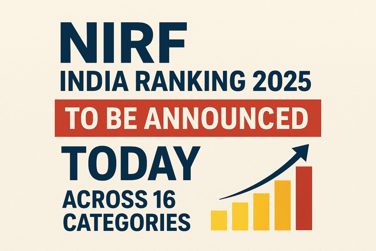Psychographic Society - NIRF India Ranking 2025 to Be Announced Today Across 16 Categories NIRF
