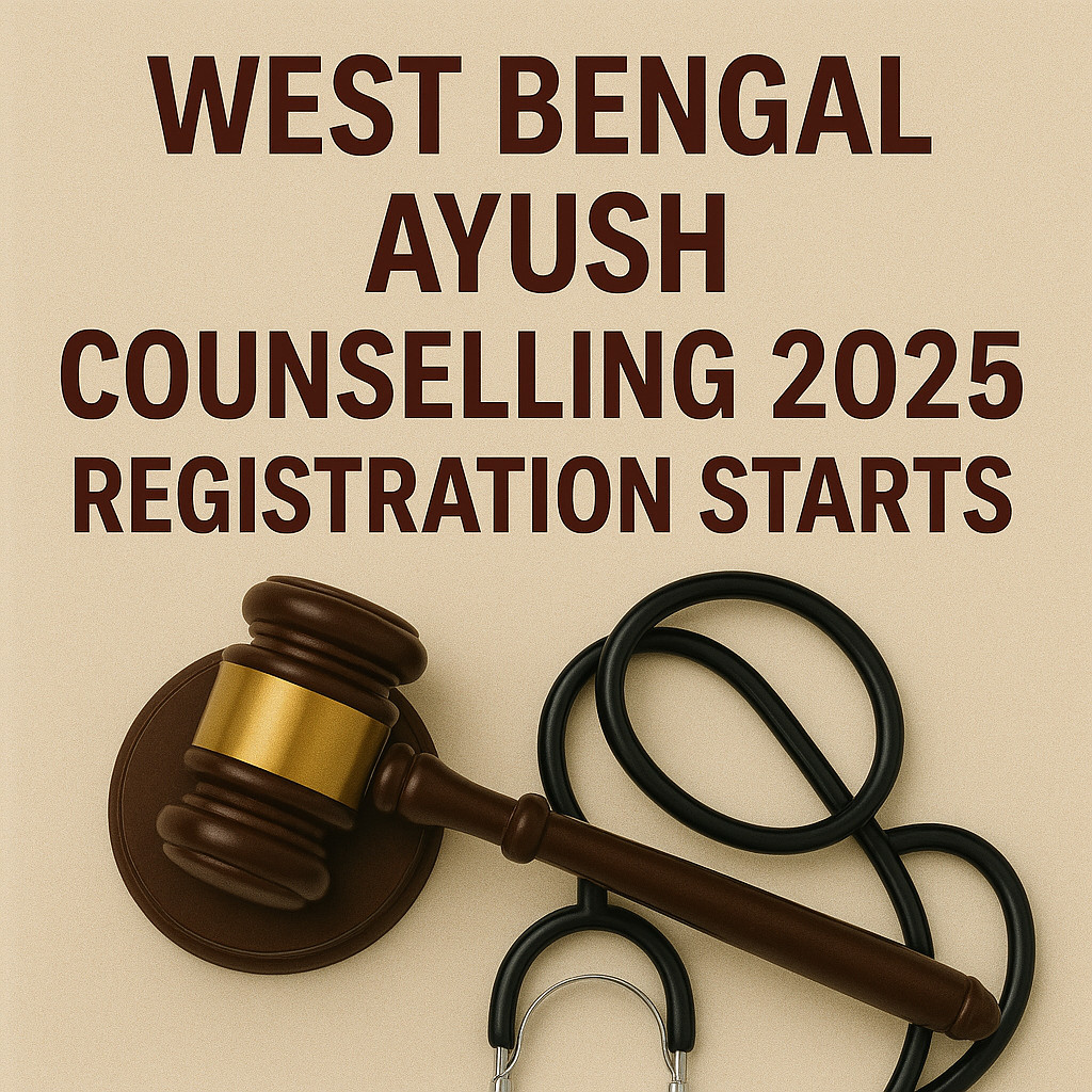 Psychographic Society - West Bengal AYUSH Counselling 2025: Registration Begins, Round 1 Seat Allotment on September 15 West Bengal