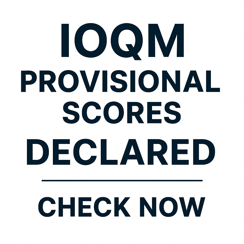 Psychographic Society - IOQM 2025 provisional scores are now available in your Student Login: Check Scorecard, Cutoff, and Topper Details IOQM