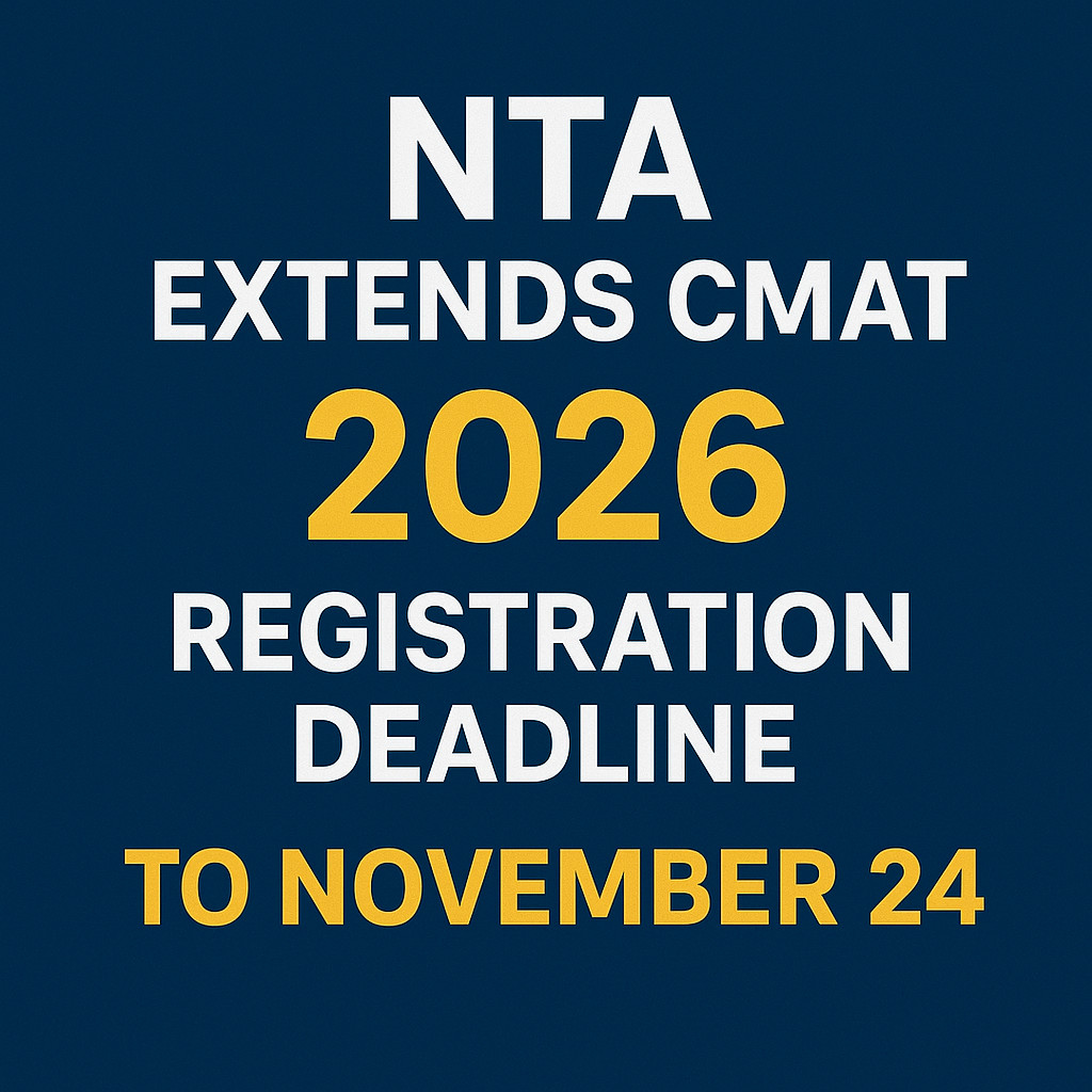 Psychographic Society - NTA Extends CMAT 2026 Registration Deadline Till November 24 NTA