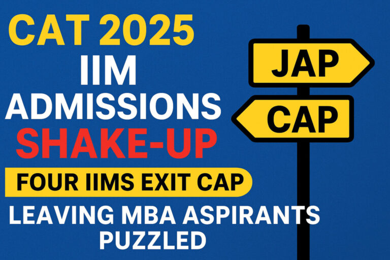 Psychographic Society - IIM Admissions Shake-Up: Four IIMs Form JAP 2026 and Exit CAP, Leaving CAT 2025 Aspirants Puzzled IIM