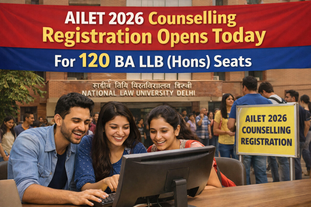 Psychographic Society - AILET 2026 counselling registration opens today for 120 BA LLB (Hons) seats AILET