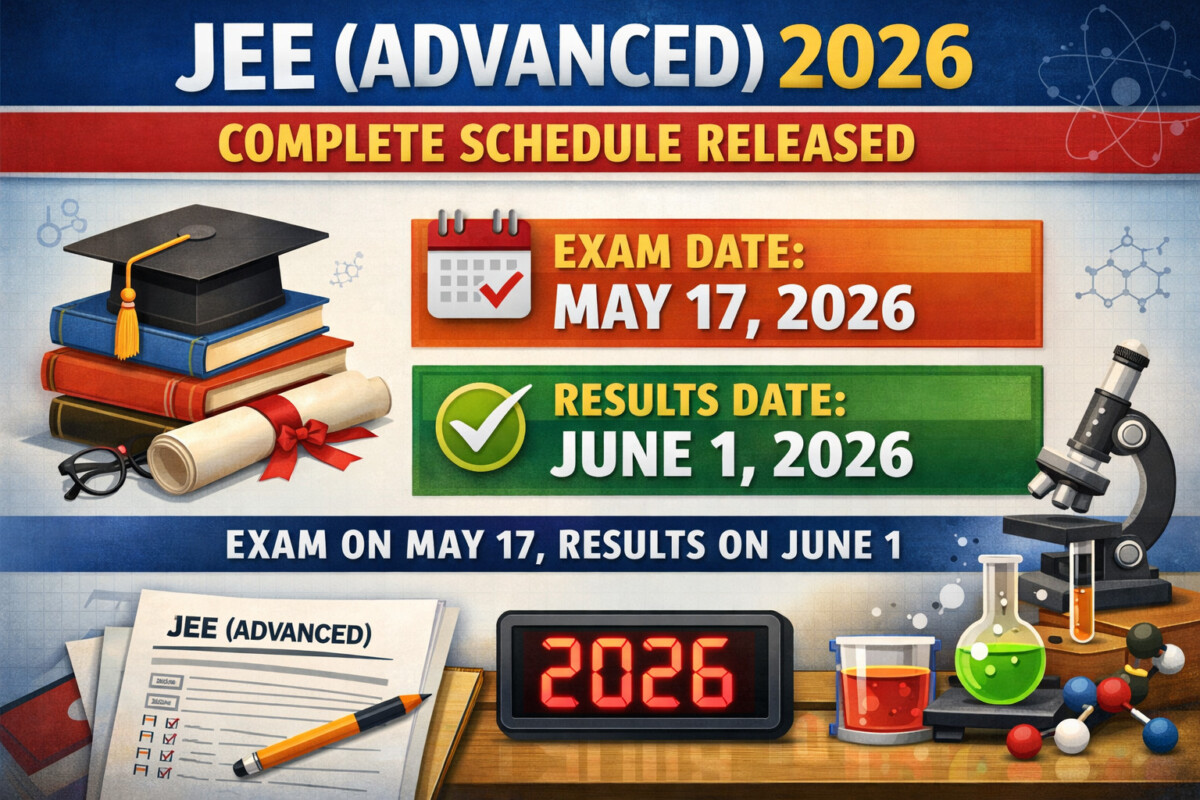 Psychographic Society - JEE Advanced 2026: Complete Schedule Released; Exam on May 17, Results on June 1 JEE