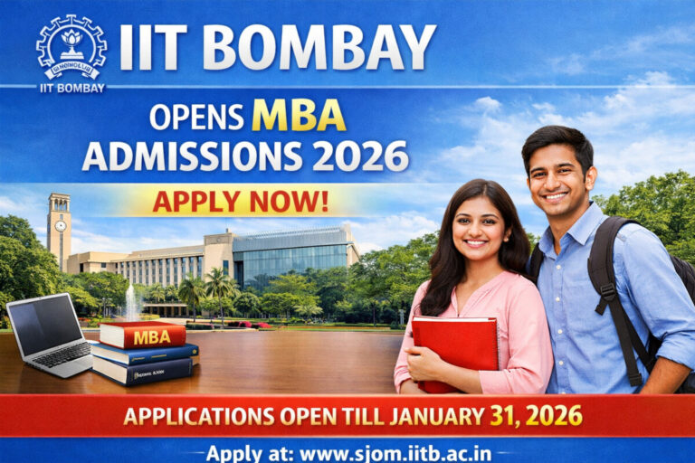 Psychographic Society - IIT Bombay Opens MBA Admissions 2026; Applications Open Till January 31 IIT