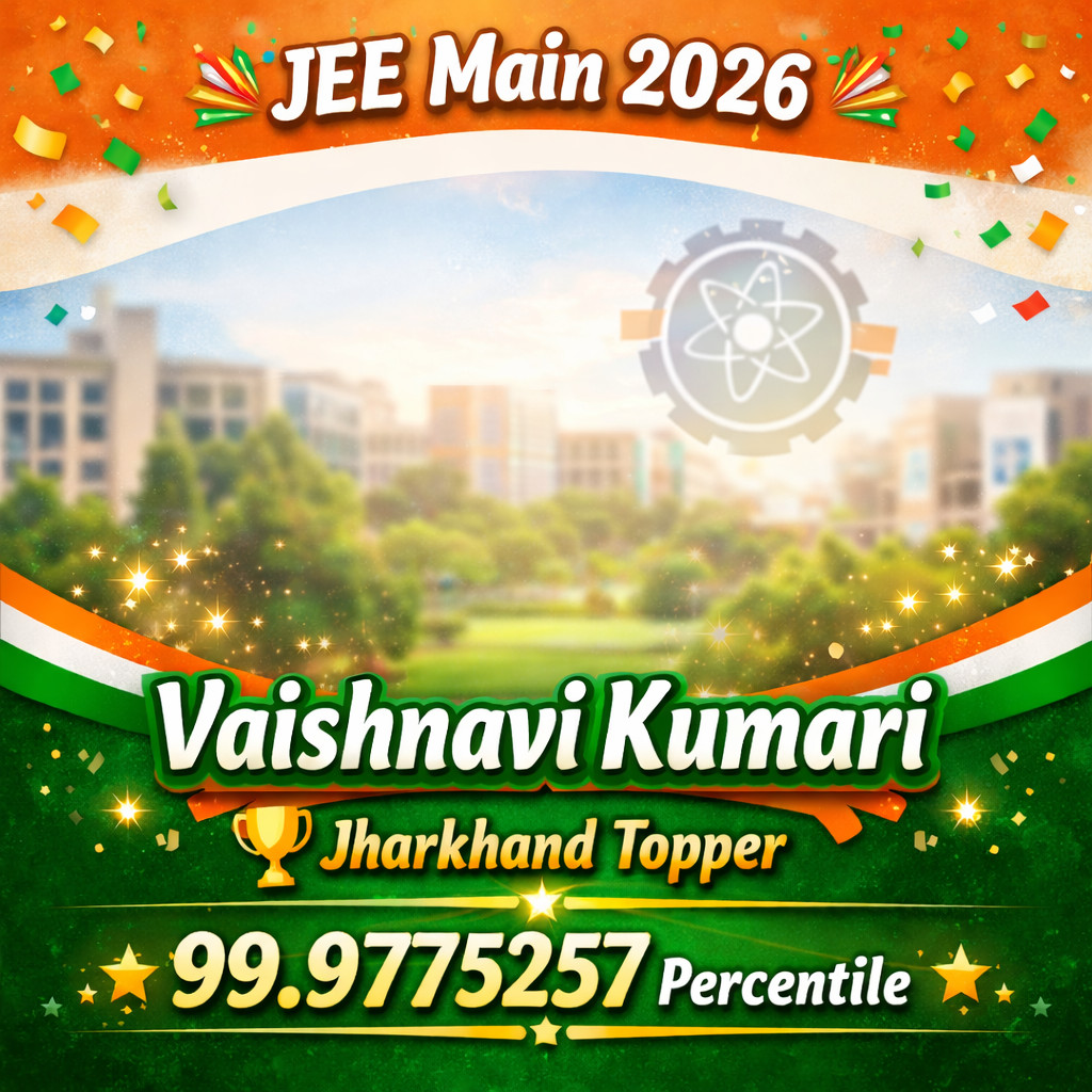Psychographic Society - JEE Main 2026: Vaishnavi Kumari Emerges as Jharkhand Topper with 99.9775257 Percentile JEE