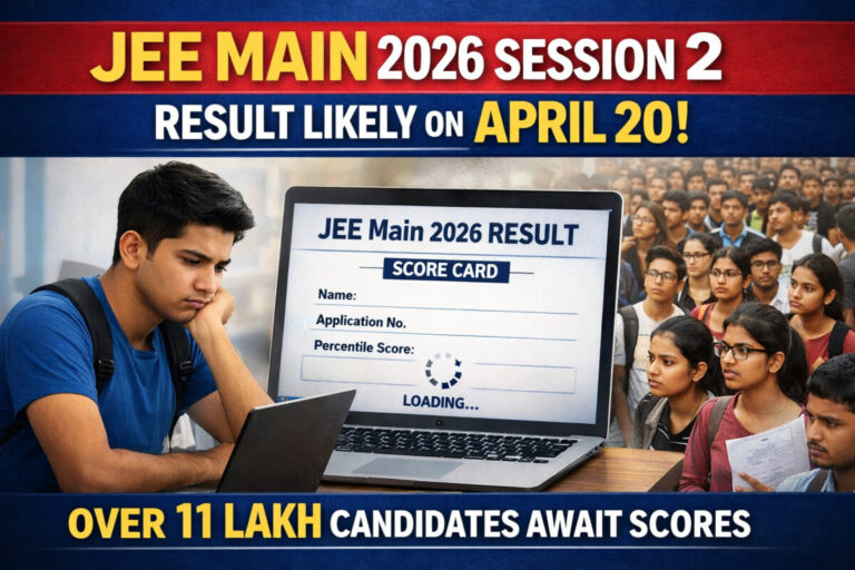 Psychographic Society - JEE Main 2026 Session 2 Result Likely on April 20; Over 11 Lakh Candidates Await Scores JEE